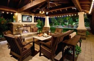 patio cover - outdoor entertainment space