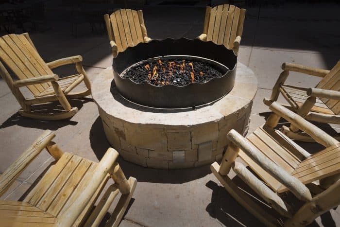 outdoor fire pit
