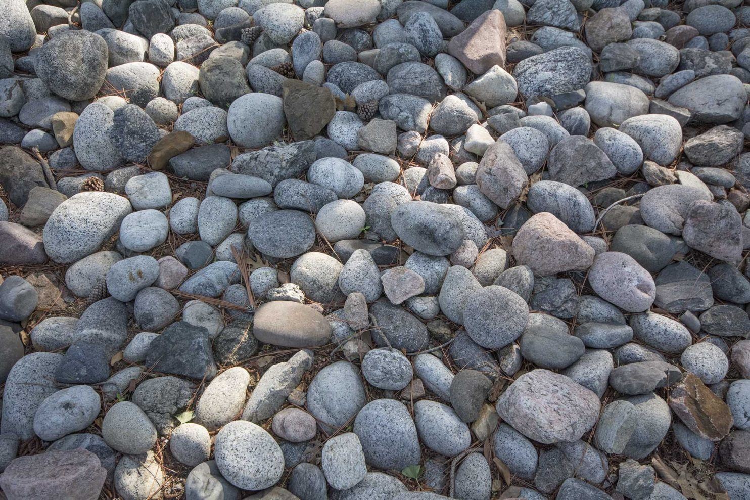 regrading your yard - rocks and stones on ground