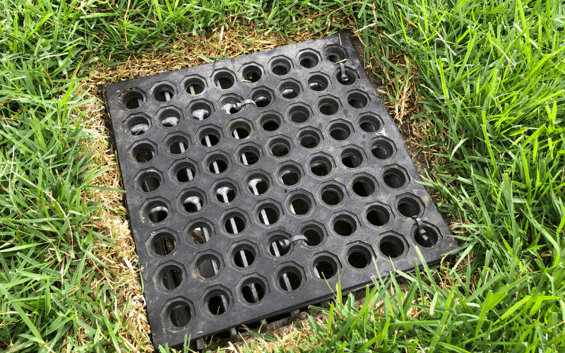 Surface Drain Installation by Circle D Construction in Saginaw TX