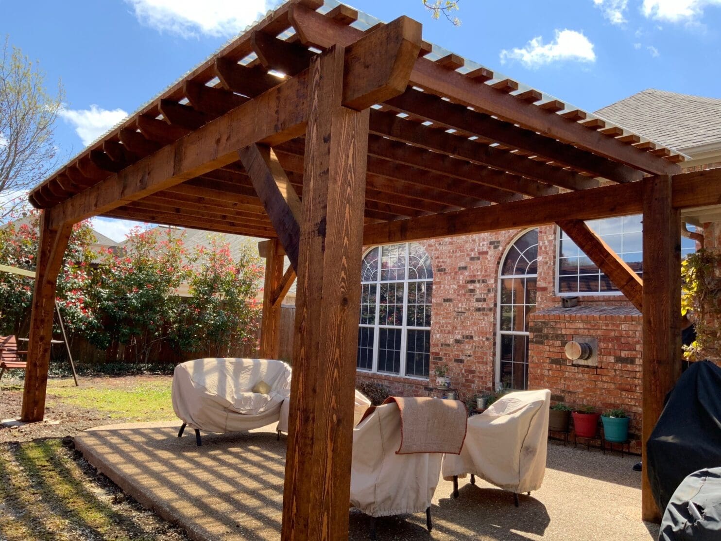 circle d construction wood structures - covered patio ideas